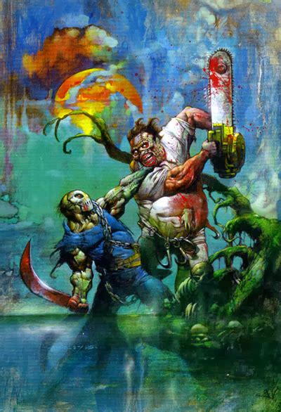 Disaster Year: 20XX: Jason vs Leatherface by Simon Bisley