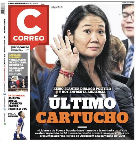 Newspaper Diario Correo (Peru). Newspapers in Peru. Wednesday's edition ...