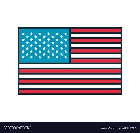 Usa flag Royalty Free Vector Image - VectorStock