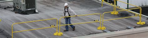 Temporary and Portable Safety Railing