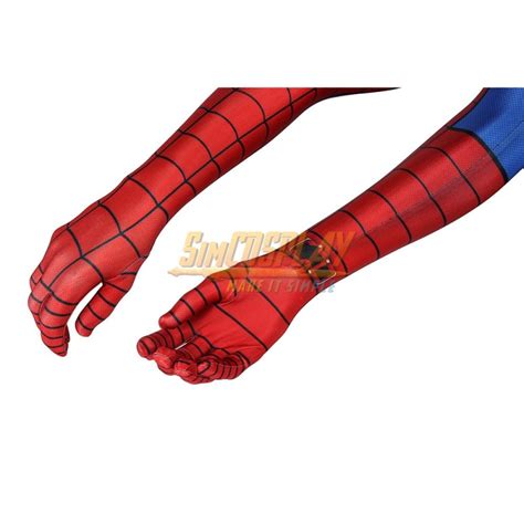 Spider-man Cosplay Costume PS4 Game Classic Suit Repaired Version