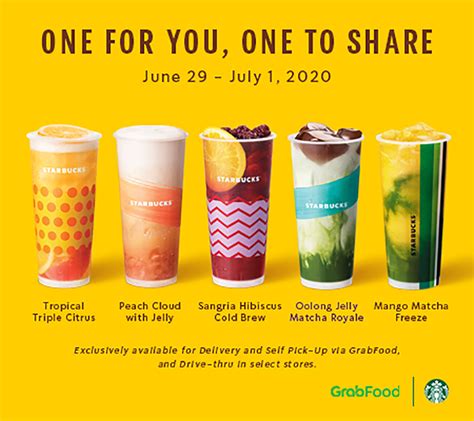 Starbucks Tea-ology Buy 1 Take 1 Promo 2020 | Manila On Sale