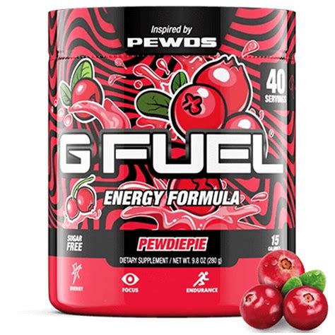 Pewdiepie G Fuel Tub Elite Energy and Endurance Tub, 40 Servings - Walmart.com - Walmart.com