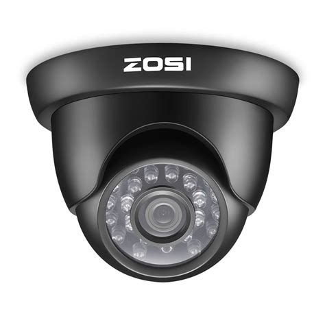 ZOSI 720P TVI Outdoor Indoor Video Surveillance Dome Camera HD 1280 TVL Weatherproof Home CCTV ...