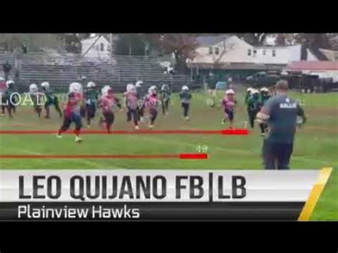 Leo chasedown 8u chase down tackle - YouTube