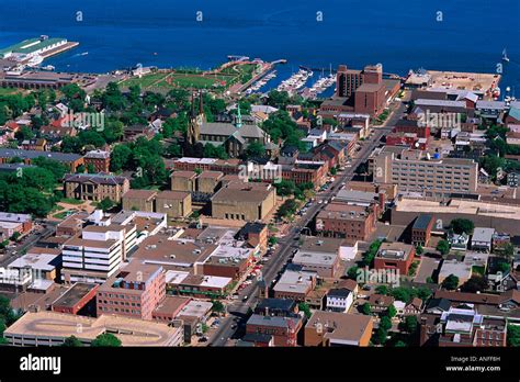 Aerial, Downtown Charlottetown, Prince Edward Island, Canada Stock Photo: 15512656 - Alamy