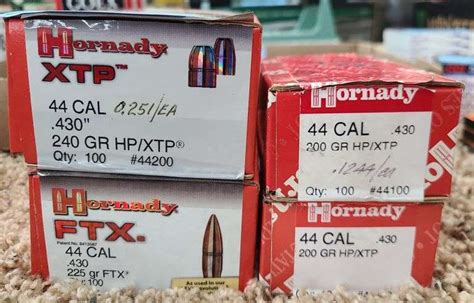 lot of 44 cal Hornady Reloading Bullets - Kramer Auction LLC