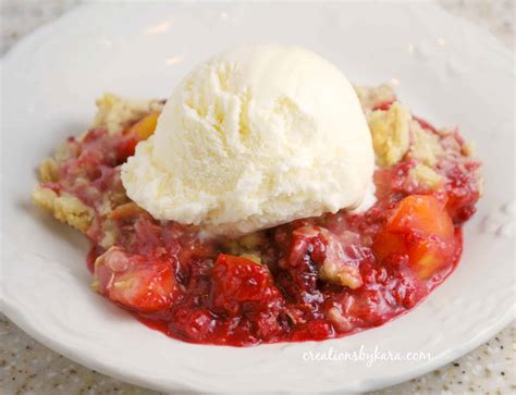 Raspberry Peach Crisp Recipe