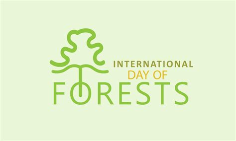 International Day of Forests. Holiday concept. Template for background ...