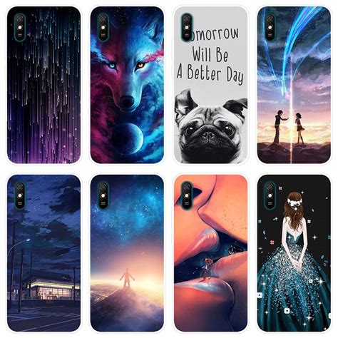 Redmi 9A Case Soft TPU Silicone Xiaomi Redmi 9A 9 A Redmi9A Casing Phone Case Back Cover Cool ...