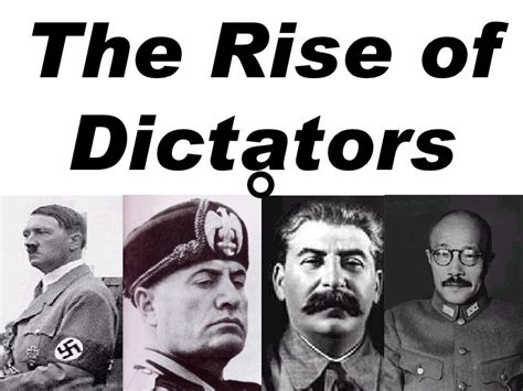 World War II Dictators Diagram | Quizlet