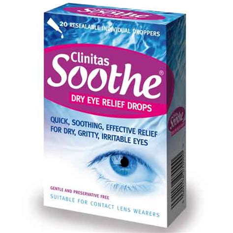 Clinitas Soothe Dry Eye Drops|Preservative Free Eyecare Partners