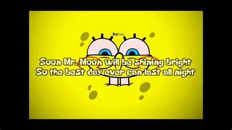 Spongebob Best Day Ever Lyrics