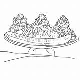 Whipped Topping Coloring Page More Image Piece Cream Pies Sketch  sketch template