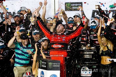 Daytona 500: Austin Dillon takes emotional win after chaotic last-lap