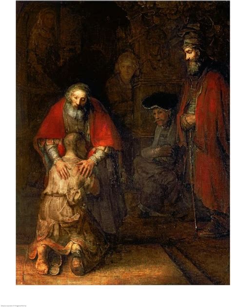 Amazon.com: Return of The Prodigal Son, c.1668 by Rembrandt Van Rijn Art Print, 18 x 24 inches ...