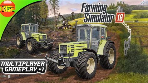 Farming Simulator 16 Multiplayer gameplay #1- Starting from scratch! - YouTube