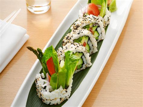 Vegetable Sushi Recipe | Masaharu Morimoto | Food Network