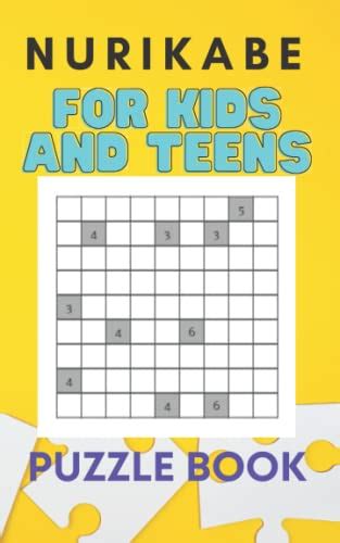 Nurikabe Puzzle Book: Japanese Logic Puzzles for Kids by Edyta Riddles ...