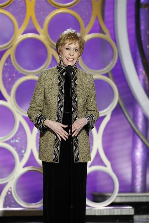 Carol Burnett Receives Golden Globe Award Named In Her Honor