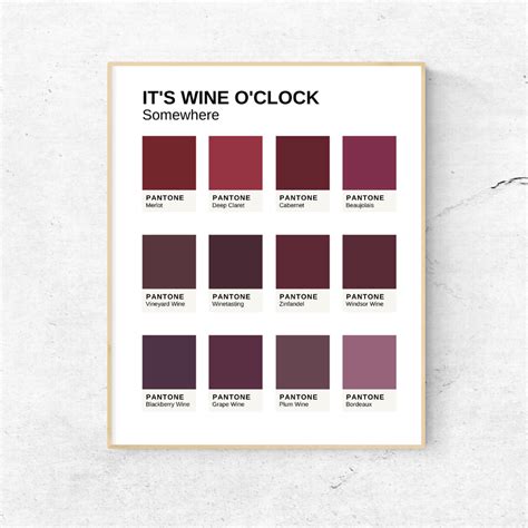 It’s Wine O’Clock Somewhere Color Print – Teal Inspiration