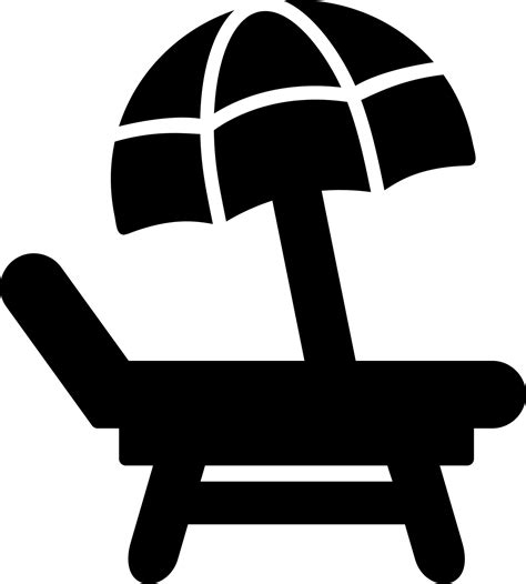 Beach Chair Vector Icon 20320253 Vector Art at Vecteezy