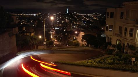 timelapse lombard street night san francisco Stock Footage Video (100% Royalty-free) 2238811 ...