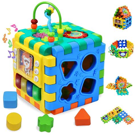 Smart Toys for babies - Activity cube for infants Early Development ...