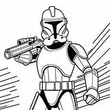 Phase 2 Clone Trooper In Action Coloring Page  Pagescom sketch template