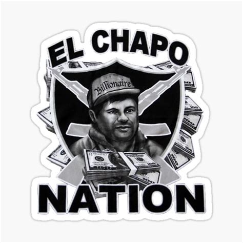 "El Chapo" Sticker for Sale by exquisiteunique | Redbubble