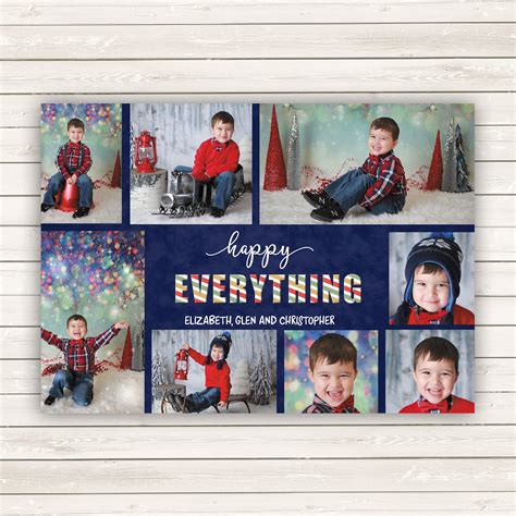 Photo Christmas Cards, Printed Photo Cards, Multiple Photo Christmas ...