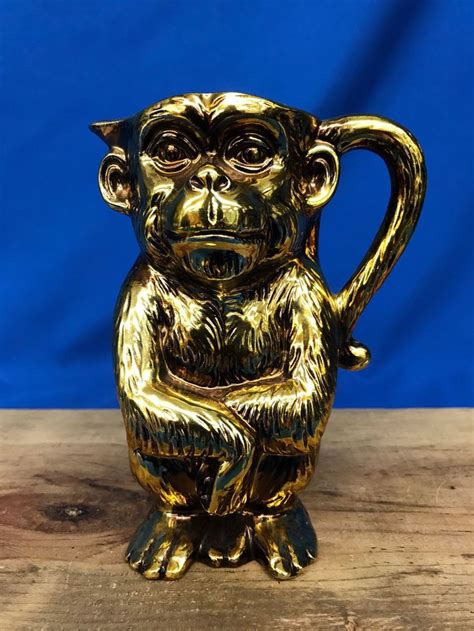 Heublein Brass Monkey Liquor Pitcher, Brass Monkey Beastie Boys Pitcher ...