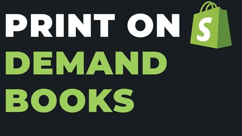 How To Print on Demand Books With Shopify - YouTube