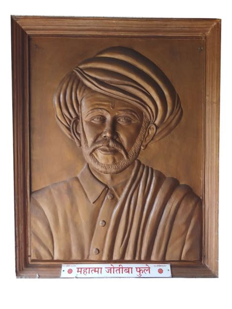 Brown Rectangular FRP Mahatma Jyotiba Phule Statue, For Exterior Decor ...