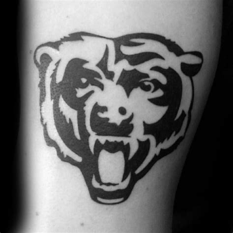 50 Chicago Bears Tattoos For Men - NFL Football Ink Ideas