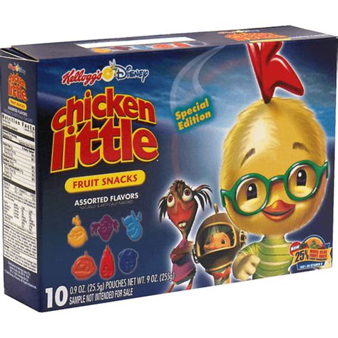 Kelloggs Fruit Snacks, Disney Chicken Little, Special Edition, Assorted ...