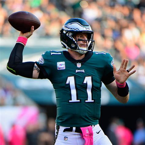 Report: Carson Wentz Was Dealing with Back Injury as Early as Week 5 vs. Vikings | News, Scores ...