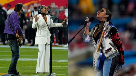 PHOTOS: ‘National Anthem,’ ‘America the Beautiful’ performances at Super Bowl LV | WFLA