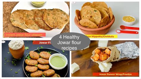 4 Healthy jowar flour recipes |Jowar flour recipes | Millet recipe ...