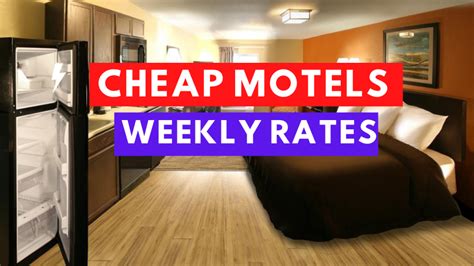 Top 10 Cheap Motels Near Me With Weekly Rates in USA