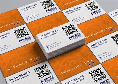 Matsen Consulting Business Card Mockup :: Behance