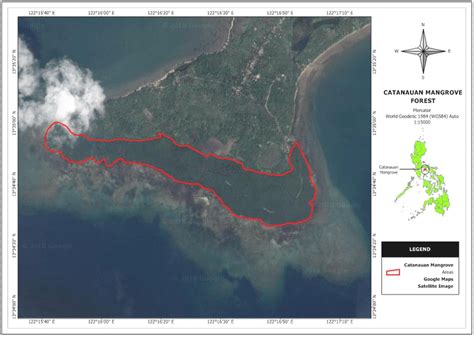 Location Map of Catanauan Mangrove Plantation, Quezon, Philippines | Download Scientific Diagram