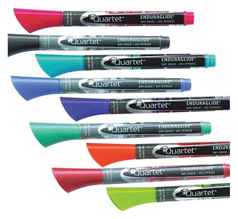 QUARTET Dry Erase Markers, Fine, Marker Cap Capped, Barrel Type ...