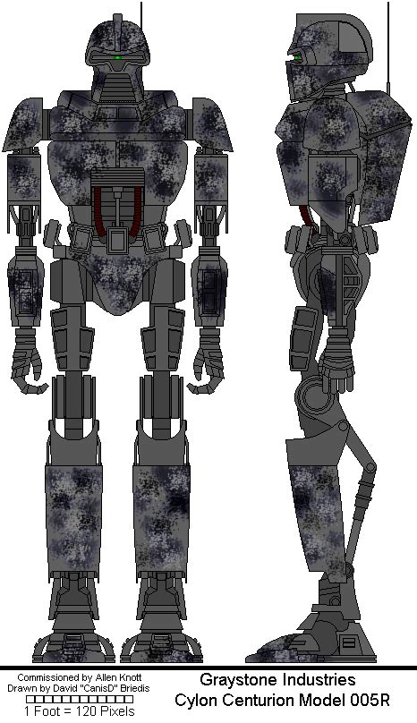 Cylon Centurion Model 005R by allenknott3 on DeviantArt