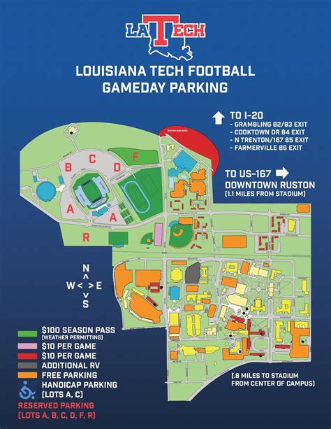 La Tech Campus Map – Map VectorCampus Map