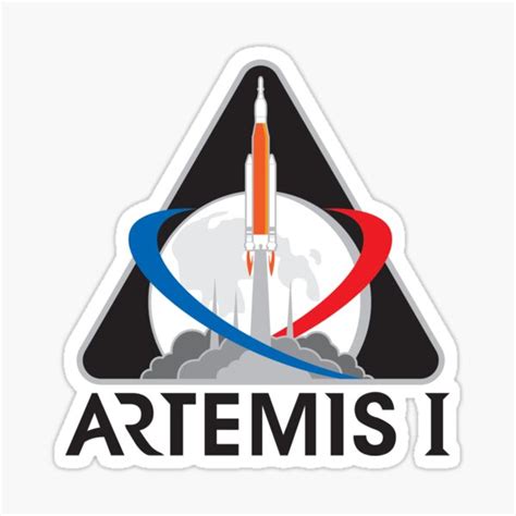 "Artemis I Logo - SLS Mission 1 of NASA Artemis Program" Sticker for ...