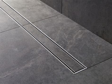 Luxe 60 in. Stainless Steel Linear Shower Drain - Tile Insert-TI-60 | Shower drain, Tile shower ...