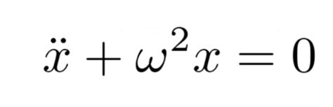 Solution to the Simple Harmonic Motion Differential Equation | by K | Medium