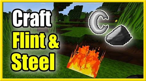 How to make Flint and Steel in Minecraft & Start Fires Fast! (Recipe ...