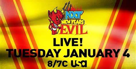 WWE NXT New Year's Evil Main Event Announced